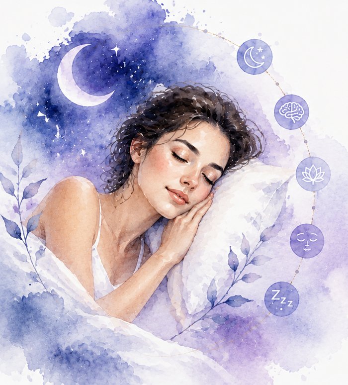 Woman sleeping peacefully